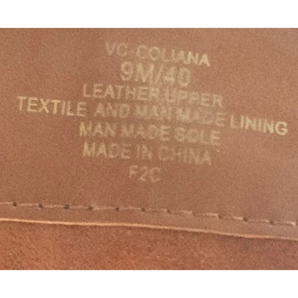 Vince Camuto Boots Leather Cognac brown Sz 9M / EU 40 - Picture 8 of 10